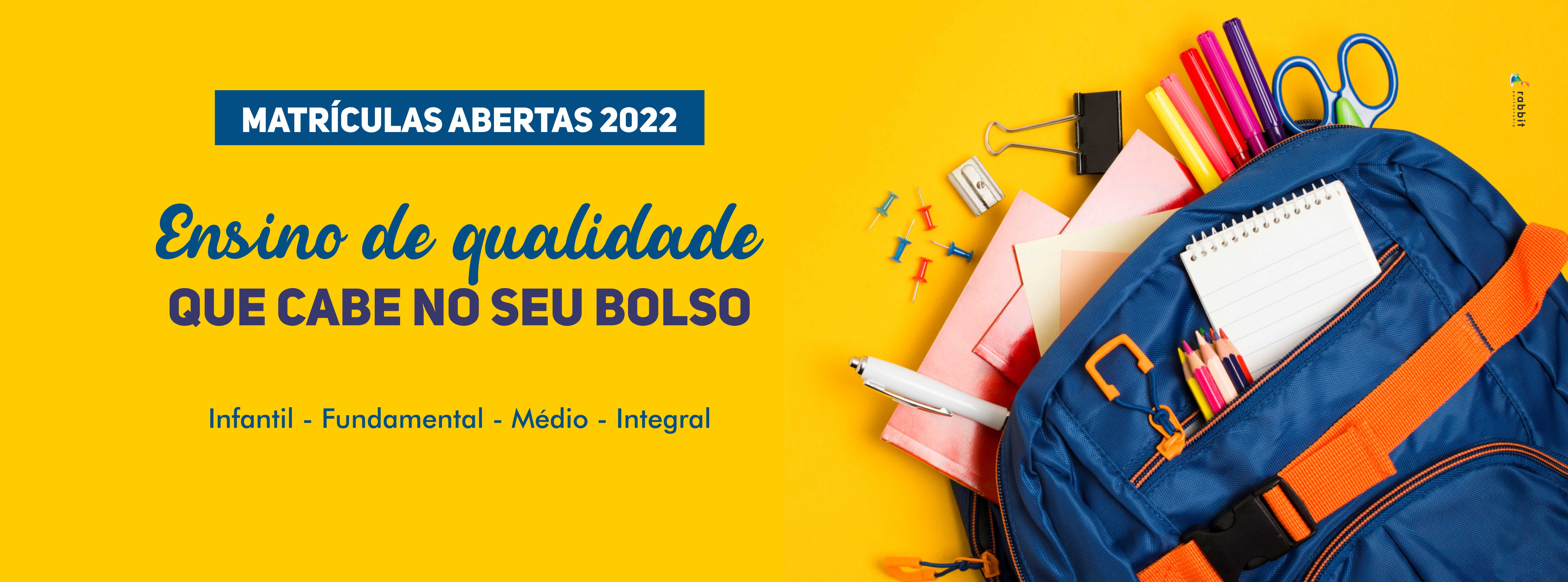 Banner Matrículas 2022